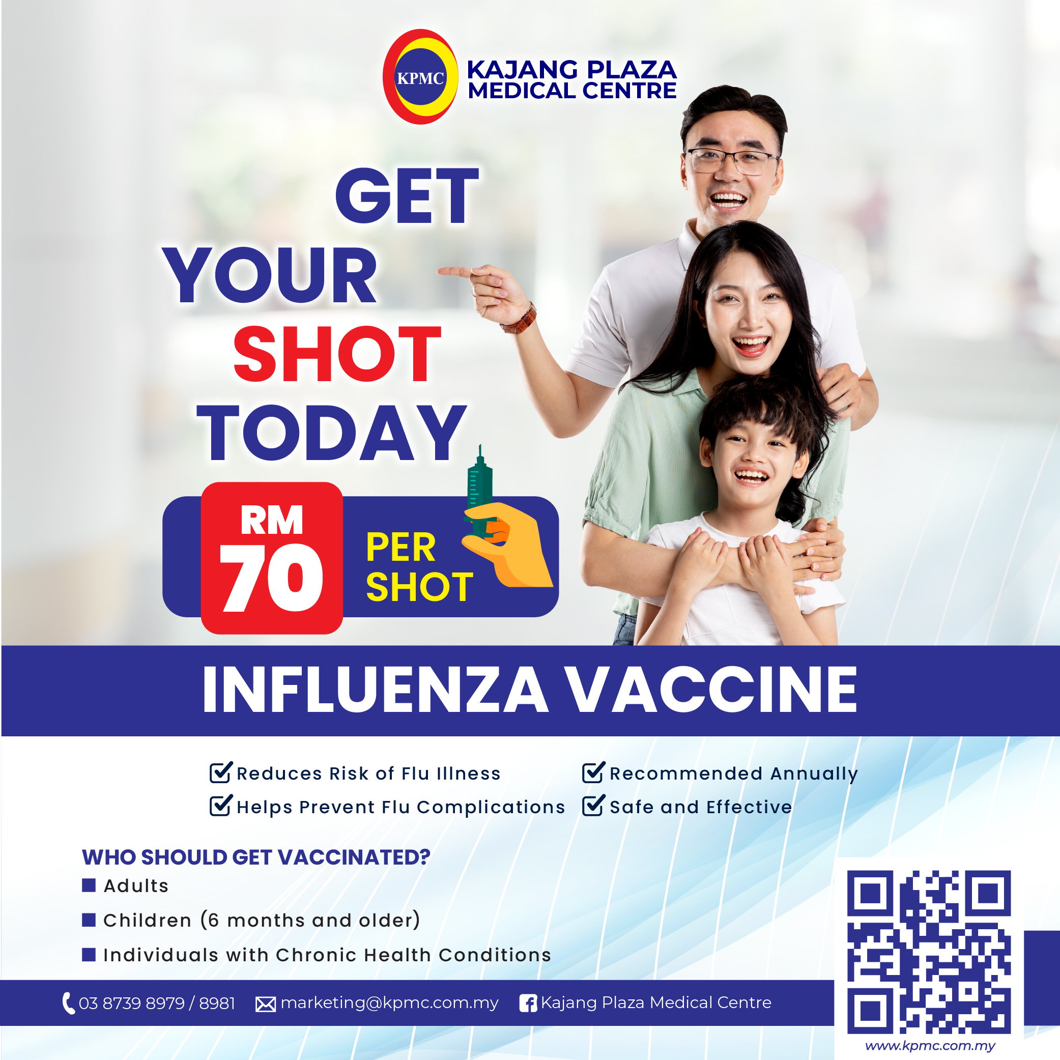 Influenza vaccine at KPMC Kajang