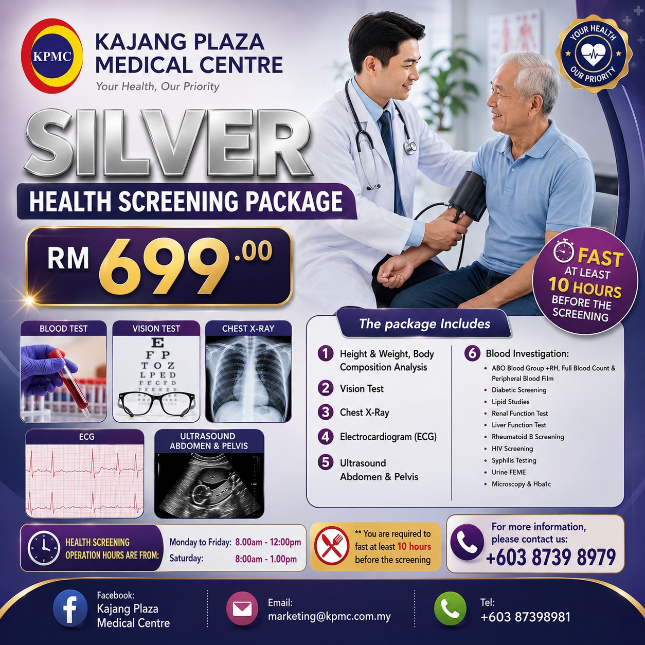 Health screening — Silver at KPMC Kajang