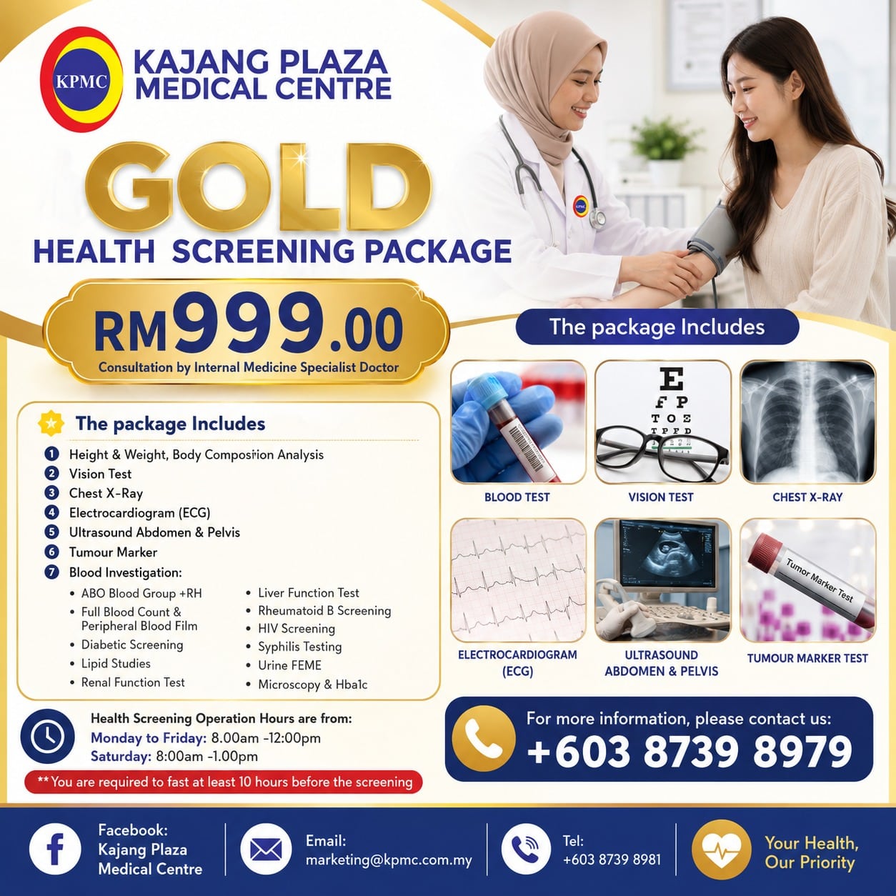 Health screening — Gold at KPMC Kajang