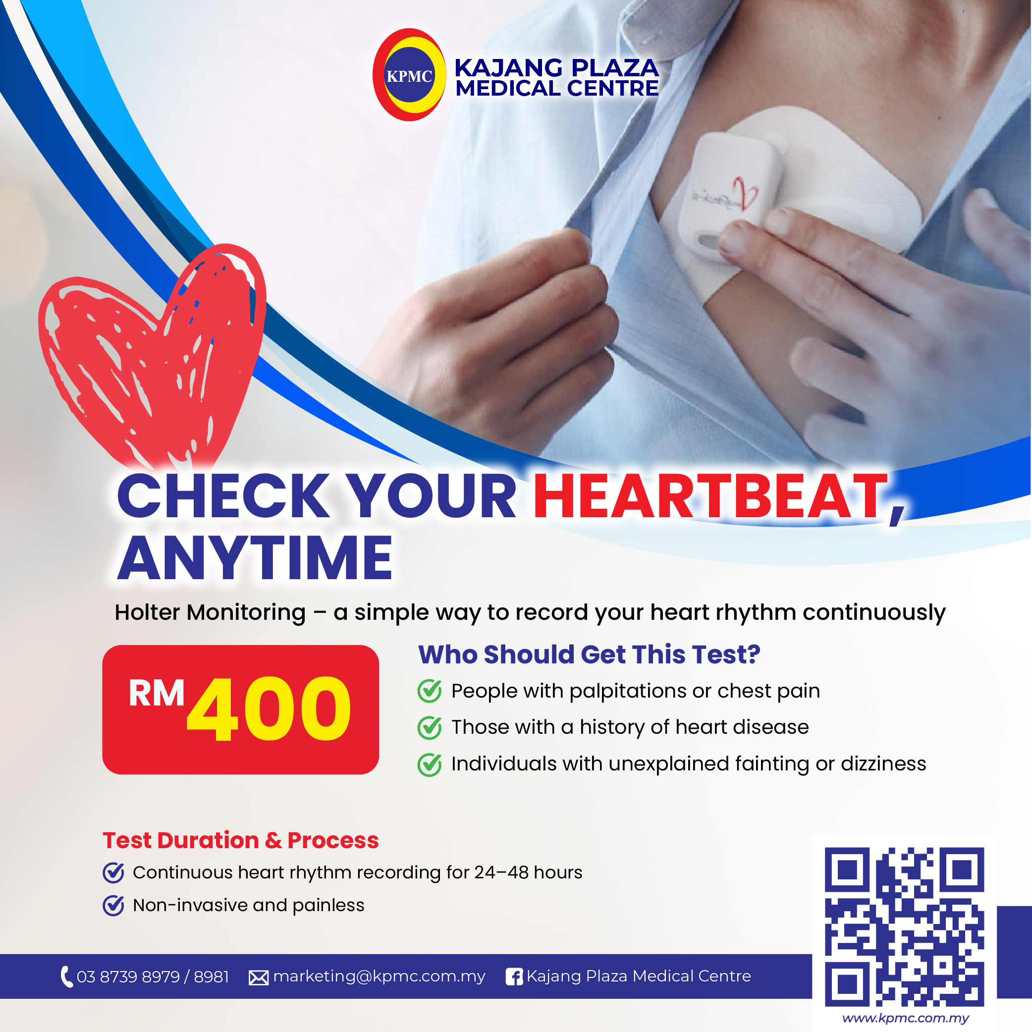 Holter monitoring at KPMC Kajang