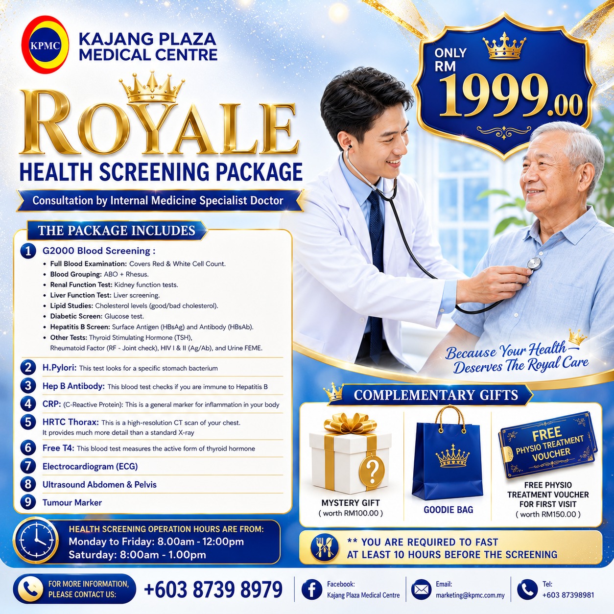 Health screening — Royale at KPMC Kajang